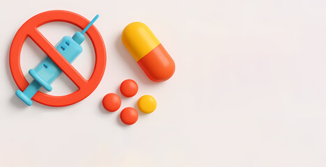 3D pills and anti drug day