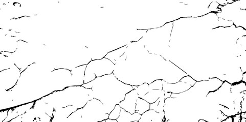 Cracks on the concrete wall. For designers to apply texture cracks to objects.Cracks isolated on white background. Texture for overlay. Wall Background. 
