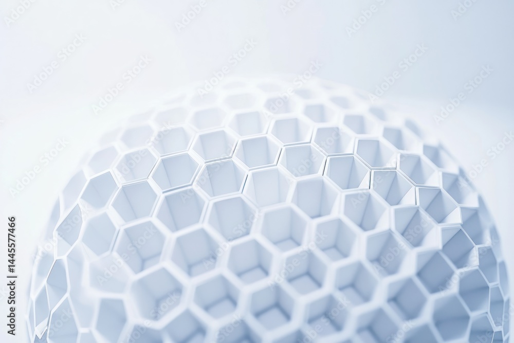 Poster abstract honeycomb pattern background