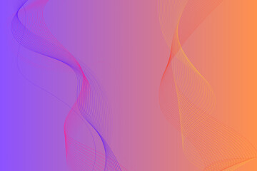  Flowing Gradient Wave Lines