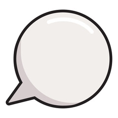 Drawing thought bubble thinking cloud vector