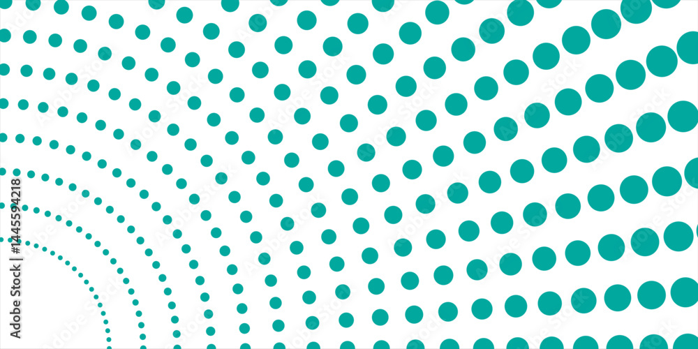Canvas Prints abstract blue minimal dotted circles futuristic background. vector design