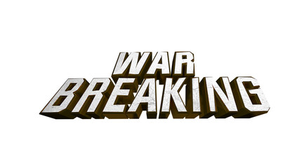 breaking news template design use in war breaking news .