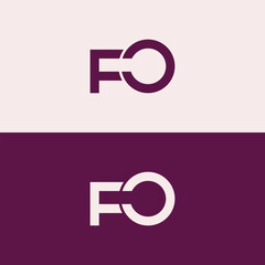 EFC, FC, EC, Abstract initial monogram letter alphabet logo design