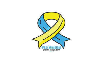 Rare Chromosome Disorder Awareness Day. background, banner, card, poster, template. Vector illustration.