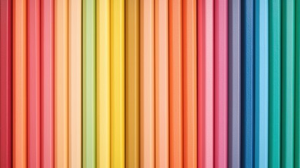 pencil Brightly colored pencils arranged in a circular pattern, forming a rainbow like display.