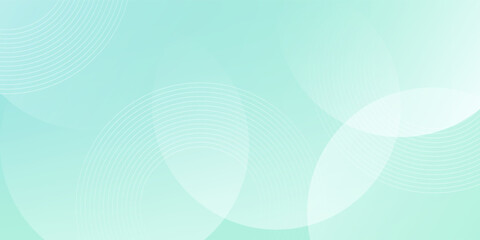 Minimalist banner background. Green and blue gradations.Circle geometric background. Simple design. Vector. EPS 10