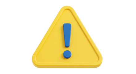Isolated Exclamation Mark Triangle
