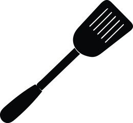 spatula silhouette vector icon