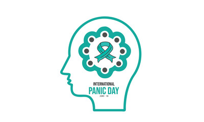 International Panic Day. background, banner, card, poster, template. Vector illustration.