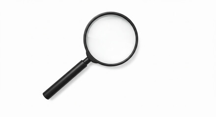 Magnifying Glass Isolated on White Background