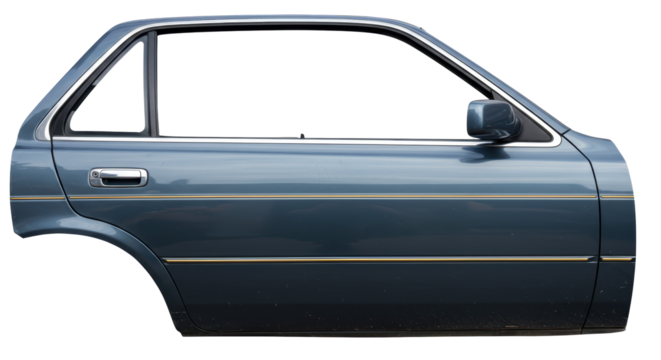 Isolated Car Door with Details