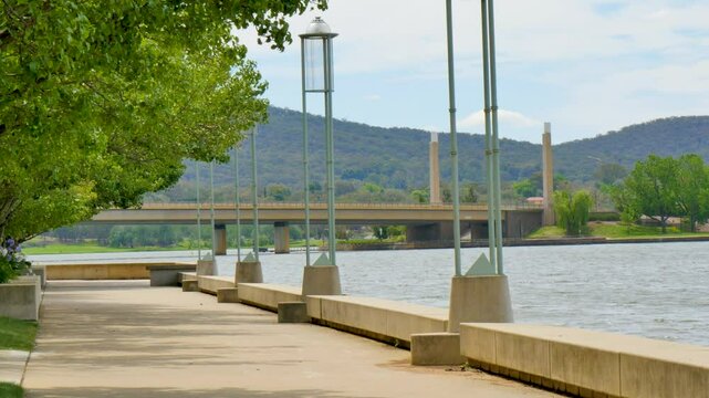 Waterside by the city