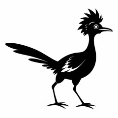 Crisp Roadrunner Silhouette Logo