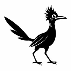 Crisp Roadrunner Silhouette Logo