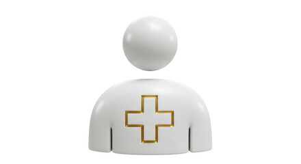 Obraz premium Isolated Doctor or Medical Staff Avatar