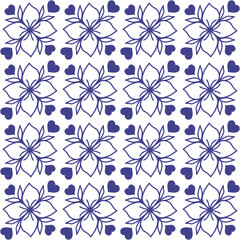 Fototapeta premium seamless floral pattern