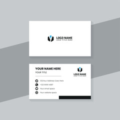 Business card design template.