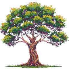 Naklejka premium tree with roots