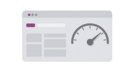 Isolated Speedometer on Web Page