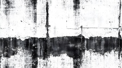Abstract monochrome texture of a weathered concrete wall.