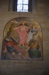 Mainz, Germany 10.05. 2019: interior of Mainz Cathedral