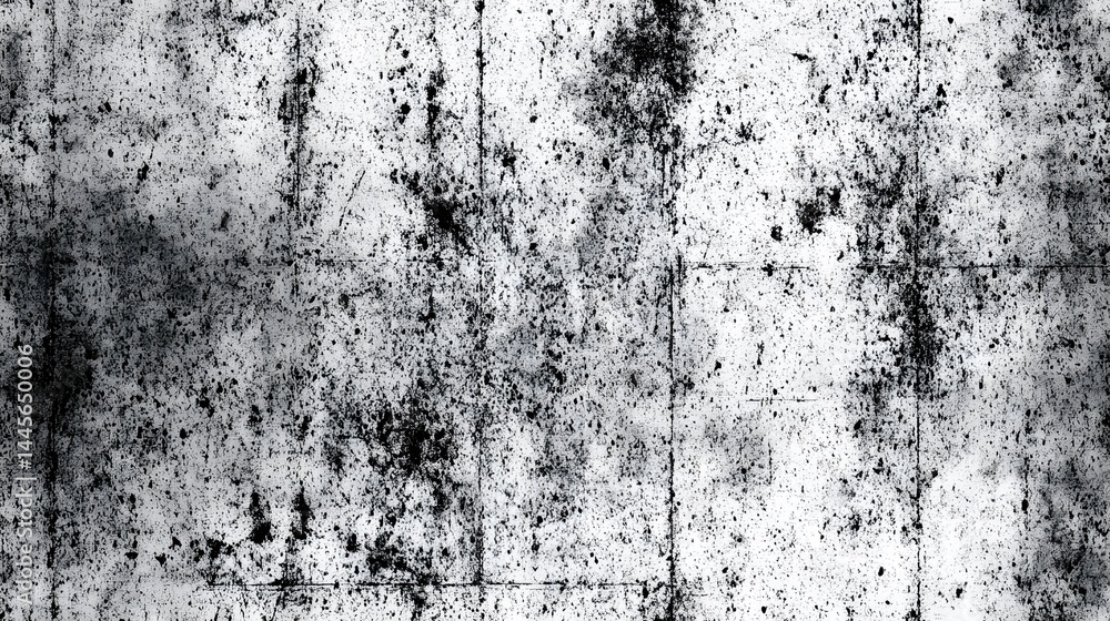 Poster abstract monochrome texture of a weathered surface.
