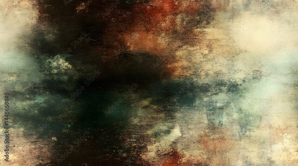 Poster abstract textured background design with various colors.