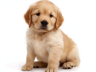 Golden Retriever Puppy Sitting