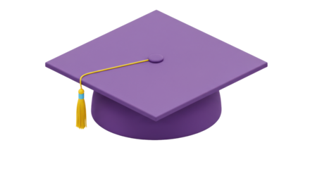 Isolated Graduation Cap