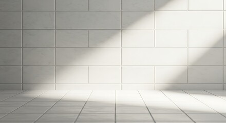 Sunlit Tiles AI Generated