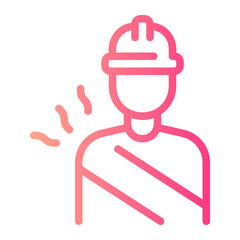 accident gradient icon