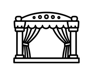 Teatr ikona scena teatralna kultura