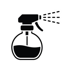 cleaning spray icon vector design template