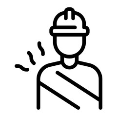 accident line icon