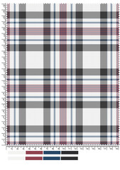 A seamless vector illustration showcases a pink and white checkered tartan plaid pattern, reminiscent of a vintage picnic blanket textile design