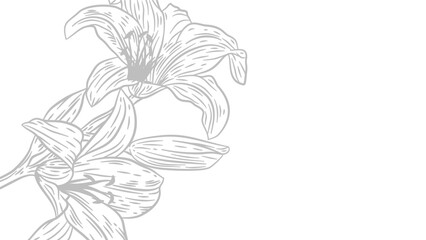 Retro 90s flower background. Vintage flower line art background. Vintage flower ornament background. Floral ornamental background. Floral hand drawn background.