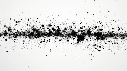 Fototapeta premium Black specks on white, conceptual background for contrast and abstract interpretation