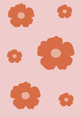 Artistic flower illustration perfect for surface pattern design, fashion, or packaging.