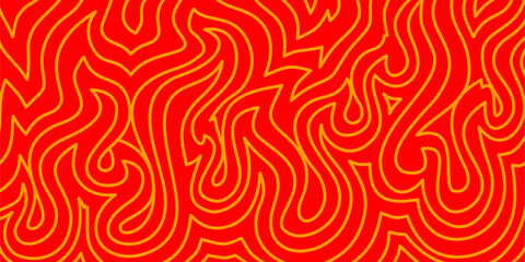 Fire Background. flame Background. doodle fire background. Flame Seamless Pattern. Background with fire lines. Outline of flames background. Continuous fire line design. Flame outline background.