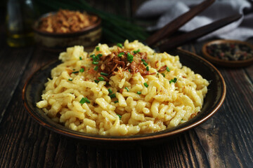 Käsespätzle, traditional dish in Germany