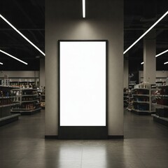 blank advertising billboard