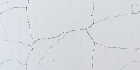 Fototapeta premium Abstract Cracked Surface Texture A Detailed View of Fissures in a Light Grey Material