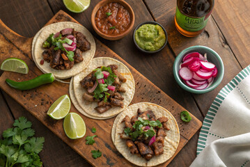 Authentic Mexican Street Taco Variety Platter