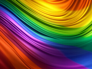 Obraz premium representation of the Pride flag, which is a symbol of the LGBTQ+ community.