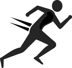 Geometric running man