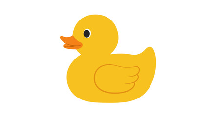 Yellow Rubber Duck Head Profile View