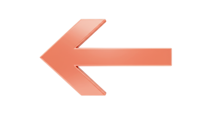 Salmoncolored arrow pointing towards left