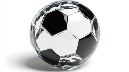 Fototapeta premium Transparent soccer ball
