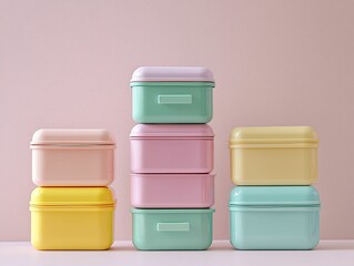 Pastel Bento Boxes